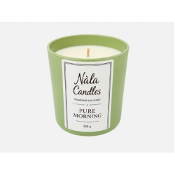 Nàla Candles Pure Morning Αρωματικό Κερί Σόγιας 200g
