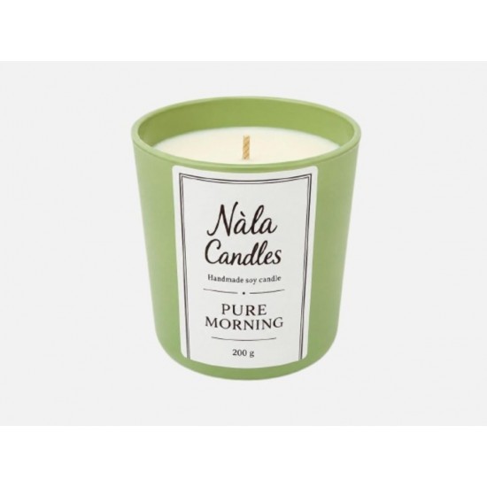 Nàla Candles Pure Morning Αρωματικό Κερί Σόγιας 200g Nàla Candles Pure Morning Αρωματικό Κερί Σόγιας 200g