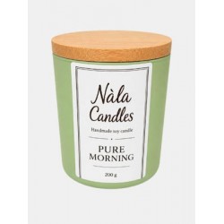 Nàla Candles Pure Morning Αρωματικό Κερί Σόγιας 200g