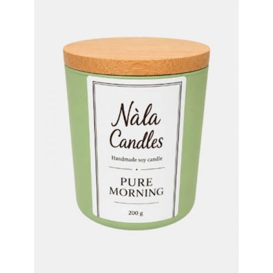 Nàla Candles Pure Morning Αρωματικό Κερί Σόγιας 200g Nàla Candles Pure Morning Αρωματικό Κερί Σόγιας 200g