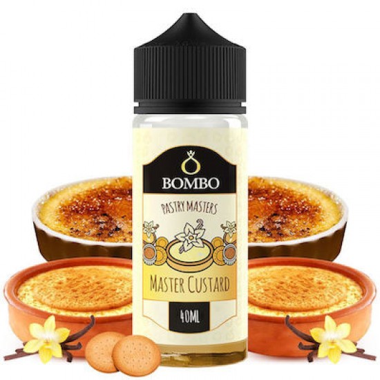 BOMBO PASTRY MASTERS MASTER CUSTARD 40ML/120ML FLAVORSHOT BOMBO PASTRY MASTERS MASTER CUSTARD 40ML/120ML FLAVORSHOT