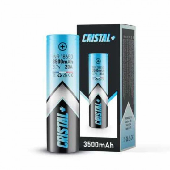 Cristal+ Accu INR 18650 3500mAh 20A